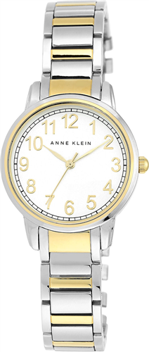 ANNE KLEIN WOMENS TWO-TONE EXPANSION WATCH 32MM
