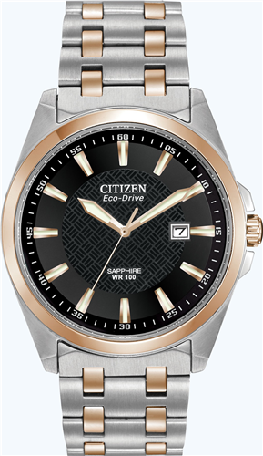 CITIZEN MENS CORSO ECO-DRIVE STAINLESS WATCH, 40MM