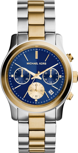 Michael Kors Runway Blue Unisex Watch 38mm