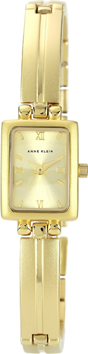 ANNE KLEIN WOMENS GOLD-TONE ADJUSTABLE WATCH 20X16MM