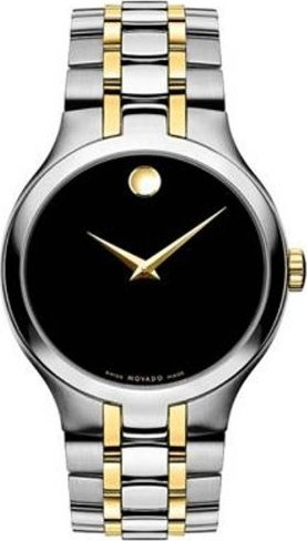 MOVADO MENS COLLECTION SWISS MOVEMENT WATCH 38MM